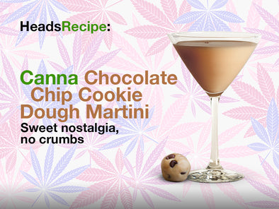 HeadsRecipe: Canna Chocolate Chip Cookie Dough Martini