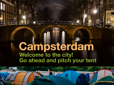Camping Amsterdam. Ja!